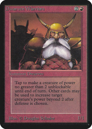 Dwarven Warriors [Limited Edition Alpha] | Arkham Games and Comics