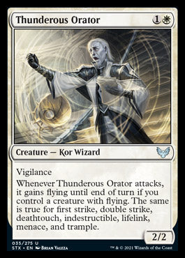 Thunderous Orator [Strixhaven: School of Mages] | Arkham Games and Comics