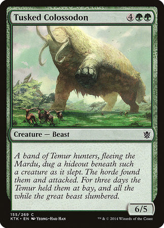 Tusked Colossodon [Khans of Tarkir] | Arkham Games and Comics
