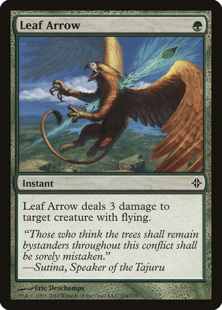 Leaf Arrow [Rise of the Eldrazi] | Arkham Games and Comics