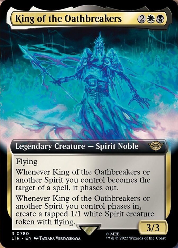 King of the Oathbreakers (Extended Art) (Surge Foil) [The Lord of the Rings: Tales of Middle-Earth] | Arkham Games and Comics