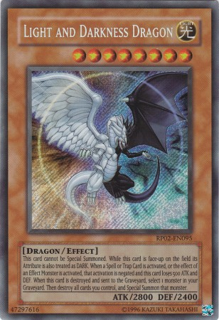 Light and Darkness Dragon [RP02-EN095] Secret Rare | Arkham Games and Comics