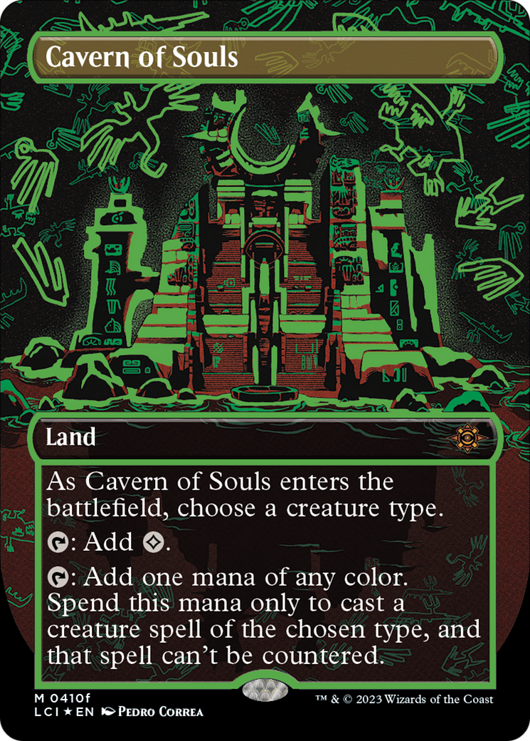 Cavern of Souls (0410f) (Borderless) [The Lost Caverns of Ixalan] | Arkham Games and Comics