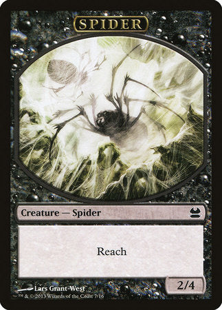Spider Token (Black) [Modern Masters Tokens] | Arkham Games and Comics