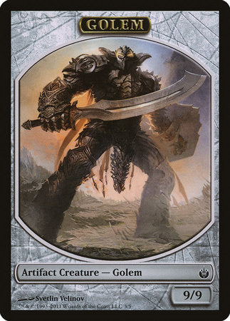 Golem Token [Mirrodin Besieged Tokens] | Arkham Games and Comics