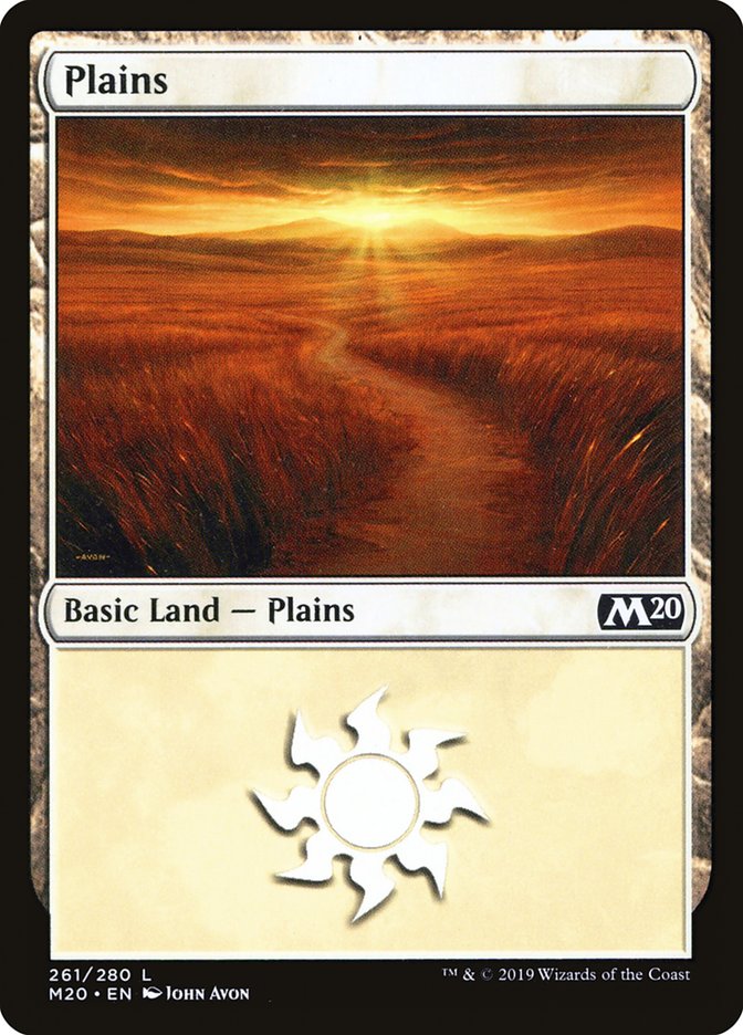 Plains (#261) [Core Set 2020] | Arkham Games and Comics