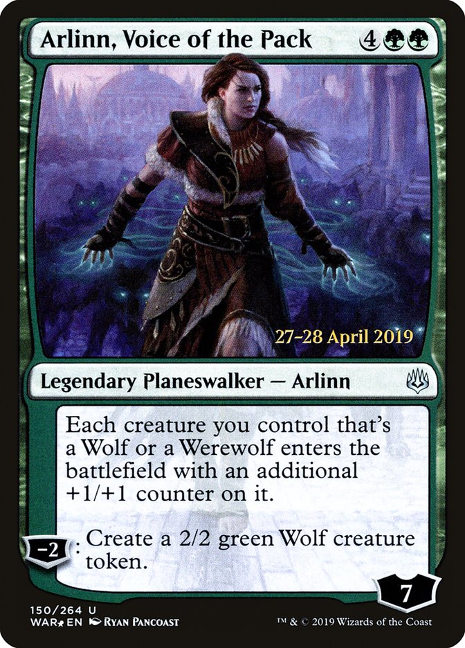 Arlinn, Voice of the Pack  [War of the Spark Prerelease Promos] | Arkham Games and Comics