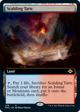 Scalding Tarn (Extended Art) [Modern Horizons 2] | Arkham Games and Comics