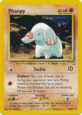 Phanpy (43/111) [Neo Genesis Unlimited] | Arkham Games and Comics