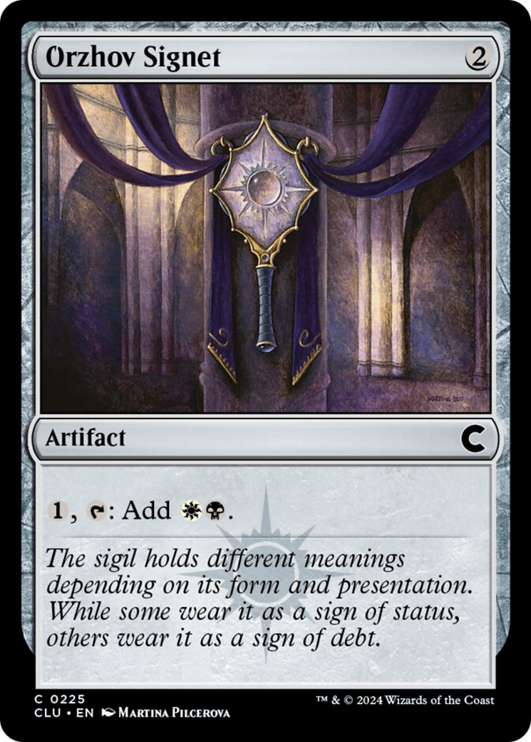 Orzhov Signet [Ravnica: Clue Edition] | Arkham Games and Comics