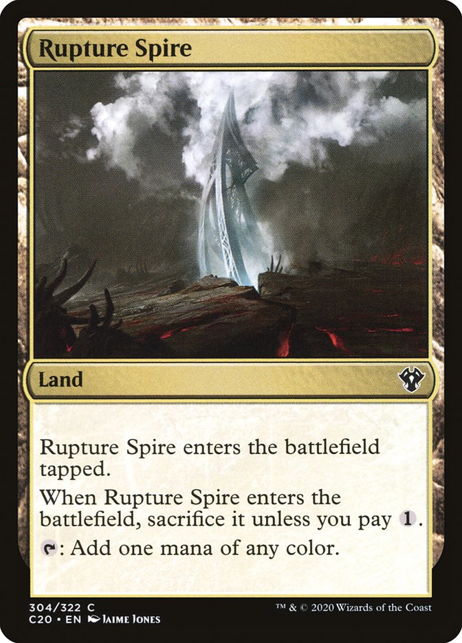 Rupture Spire [Commander 2020] | Arkham Games and Comics