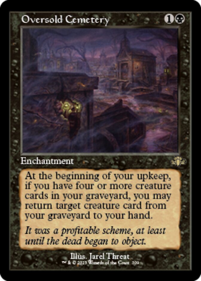 Oversold Cemetery (Retro) [Dominaria Remastered] | Arkham Games and Comics