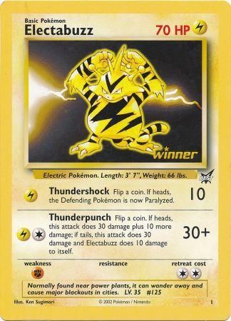 Electabuzz (1) (Jumbo Card) [Best of Promos] | Arkham Games and Comics