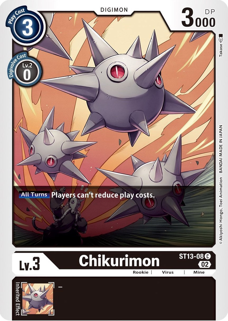 Chikurimon [ST13-08] [Starter Deck: Ragnaloardmon] | Arkham Games and Comics