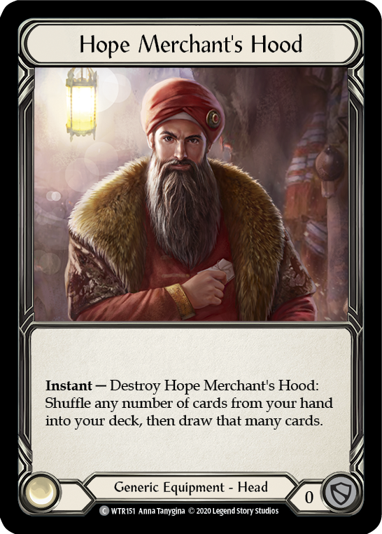 Hope Merchant's Hood [U-WTR151] (Welcome to Rathe Unlimited)  Unlimited Rainbow Foil | Arkham Games and Comics