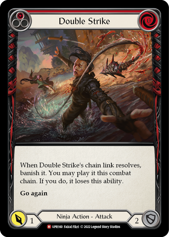 Double Strike [UPR160] (Uprising)  Rainbow Foil | Arkham Games and Comics