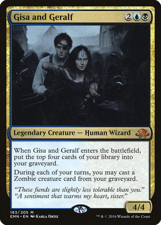 Gisa and Geralf [Eldritch Moon] | Arkham Games and Comics