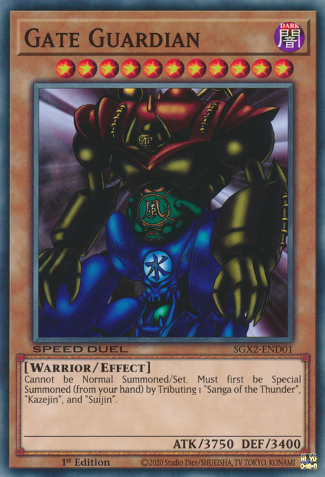 Gate Guardian [SGX2-END01] Secret Rare | Arkham Games and Comics