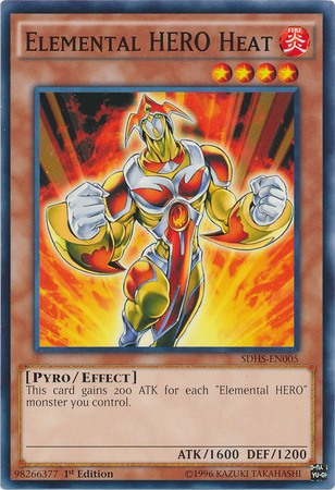 Elemental Hero Heat [SDHS-EN005] Common | Arkham Games and Comics