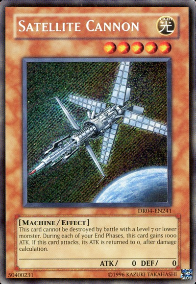 Satellite Cannon [DR04-EN241] Secret Rare | Arkham Games and Comics