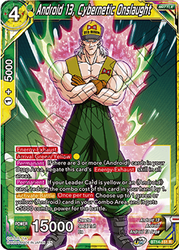 Android 13, Cybernetic Onslaught (BT14-151) [Cross Spirits] | Arkham Games and Comics