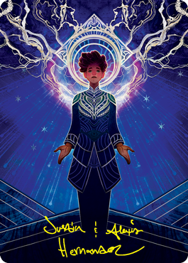 Brainstorm Art Card (Gold-Stamped Signature) [Strixhaven: School of Mages Art Series] | Arkham Games and Comics