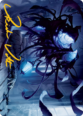 Spectral Adversary Art Card (Gold-Stamped Signature) [Innistrad: Midnight Hunt Art Series] | Arkham Games and Comics