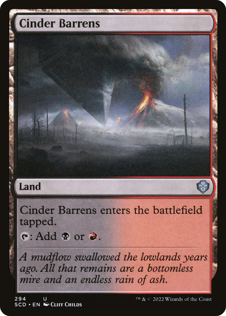 Cinder Barrens [Starter Commander Decks] | Arkham Games and Comics