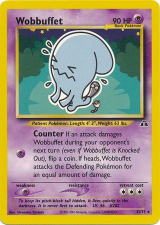 Wobbuffet (35/75) [Neo Discovery Unlimited] | Arkham Games and Comics