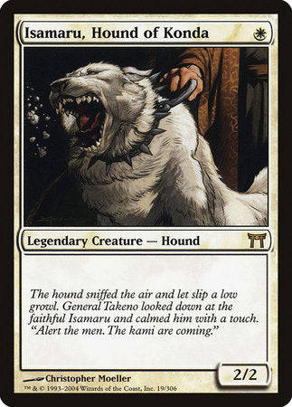 Isamaru, Hound of Konda [Champions of Kamigawa] | Arkham Games and Comics