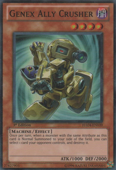 Genex Ally Crusher [HA04-EN039] Super Rare | Arkham Games and Comics