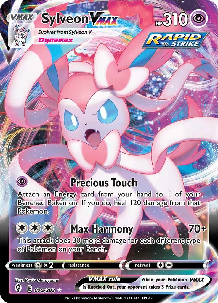 Sylveon VMAX (075/203) [Sword & Shield: Evolving Skies] | Arkham Games and Comics