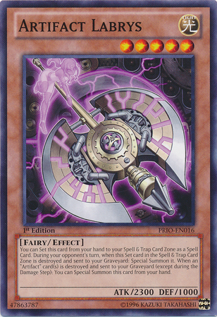 Artifact Labrys [PRIO-EN016] Common | Arkham Games and Comics