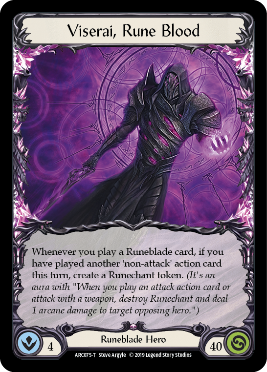 Viserai // Viserai, Rune Blood [ARC076-T // ARC075-T] (Arcane Rising)  1st Edition Normal | Arkham Games and Comics