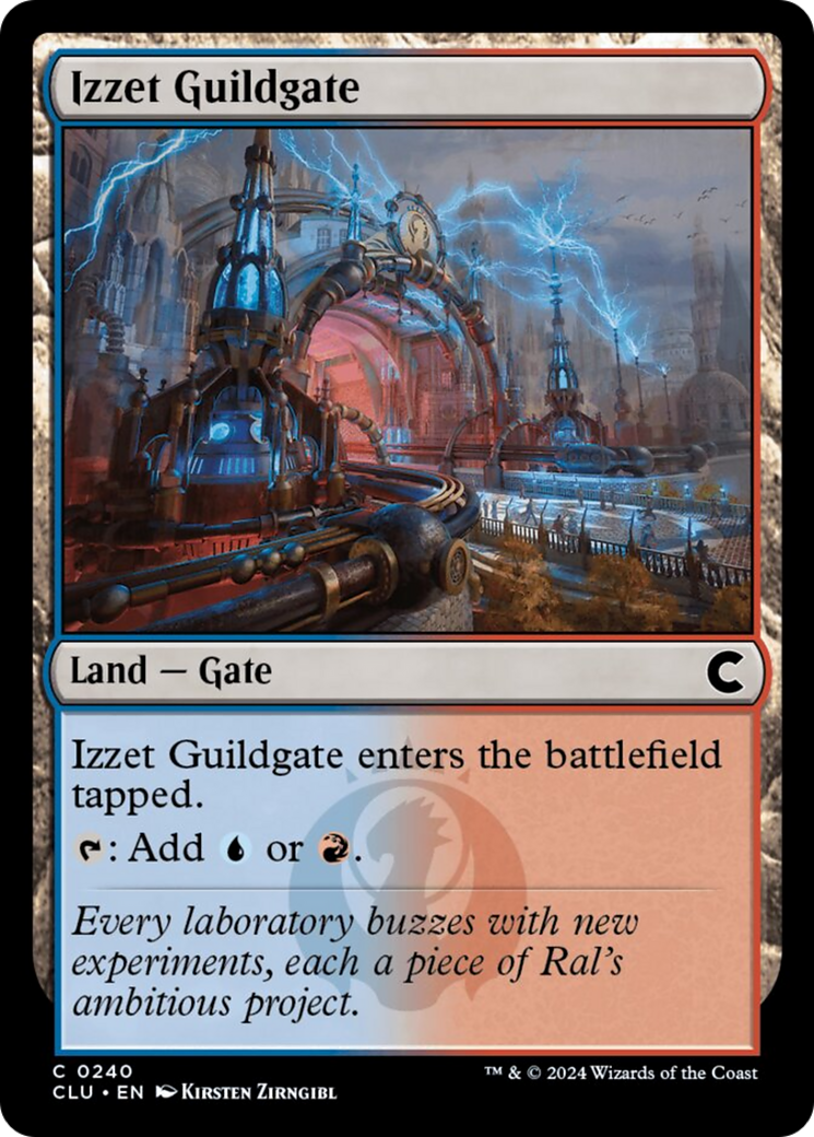 Izzet Guildgate [Ravnica: Clue Edition] | Arkham Games and Comics