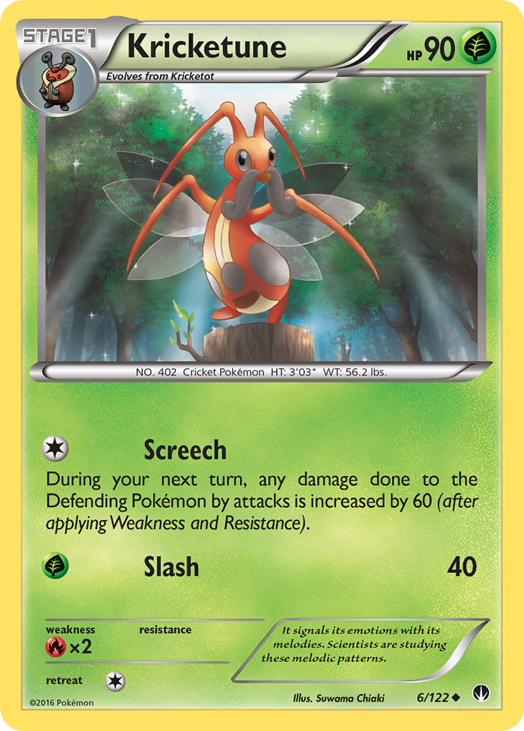 Kricketune (6/122) [XY: BREAKpoint] | Arkham Games and Comics