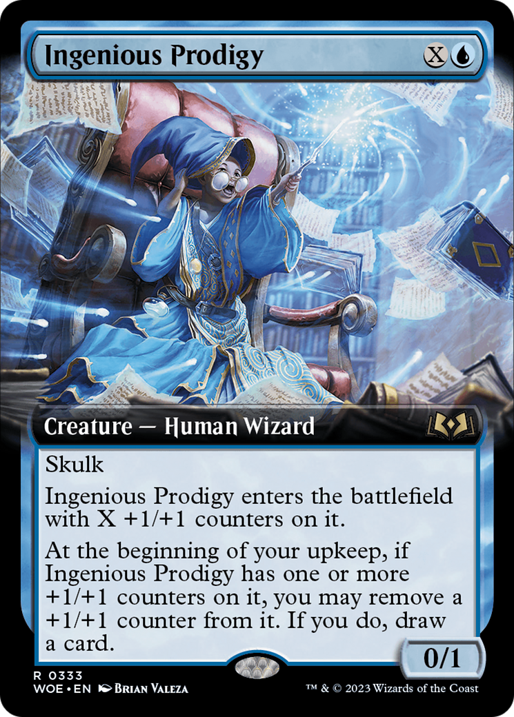 Ingenious Prodigy (Extended Art) [Wilds of Eldraine] | Arkham Games and Comics