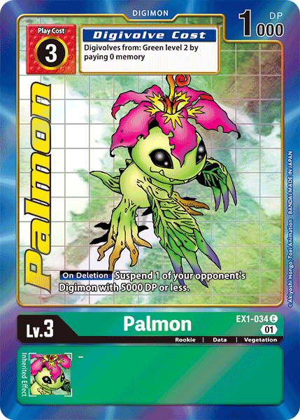 Palmon [EX1-034] (Alternate Art) [Classic Collection] | Arkham Games and Comics