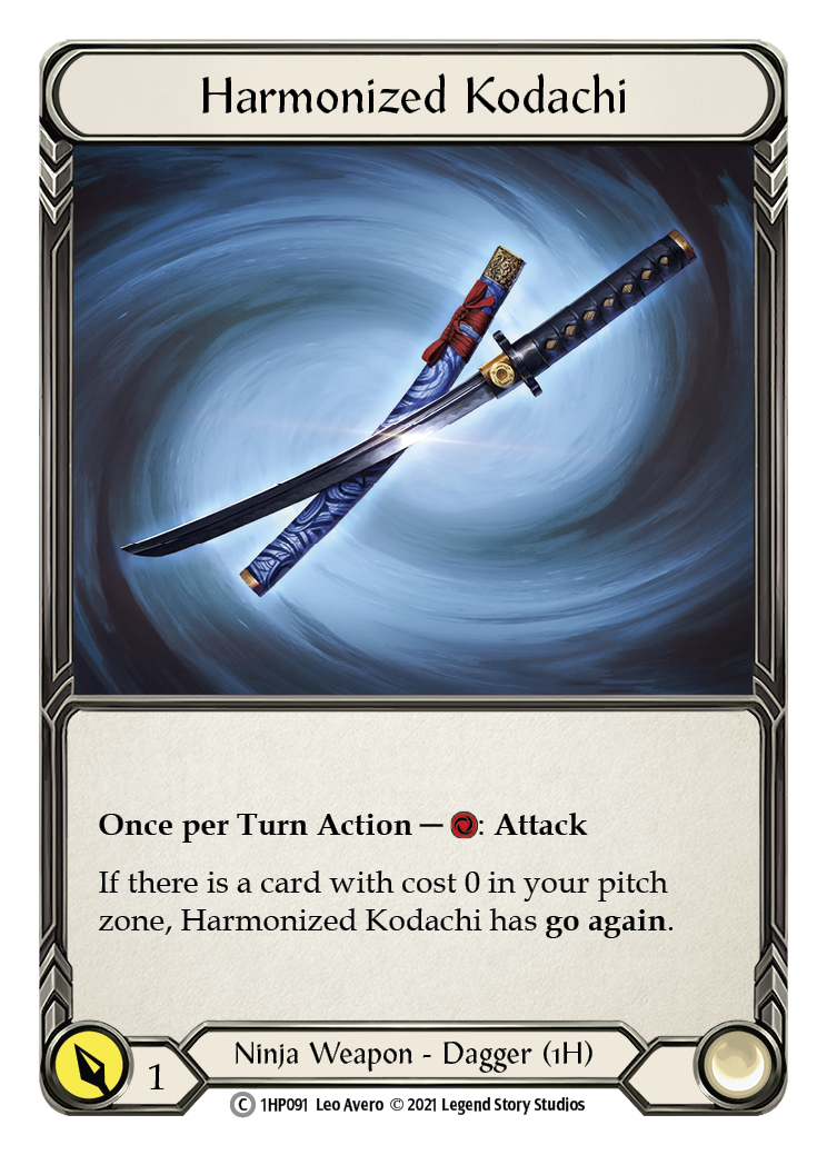 Harmonized Kodachi (Left) [1HP091] (History Pack 1) | Arkham Games and Comics