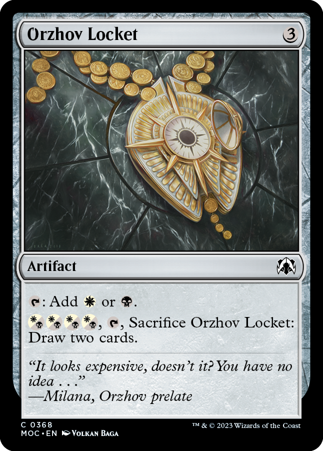 Orzhov Locket [March of the Machine Commander] | Arkham Games and Comics