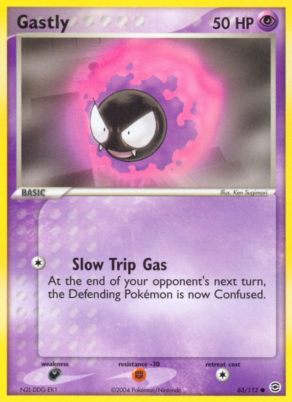 Gastly (63/112) [EX: FireRed & LeafGreen] | Arkham Games and Comics