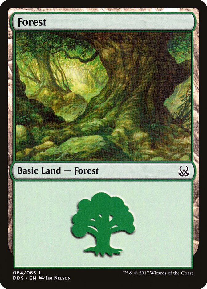 Forest (64) [Duel Decks: Mind vs. Might] | Arkham Games and Comics