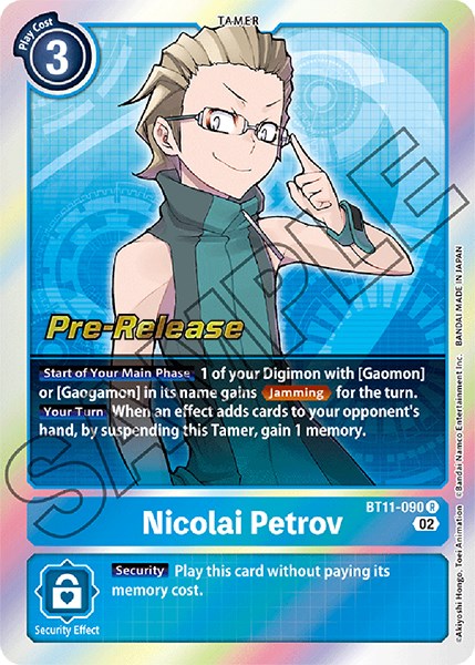 Nicolai Petrov [BT11-090] [Dimensional Phase Pre-Release Promos] | Arkham Games and Comics