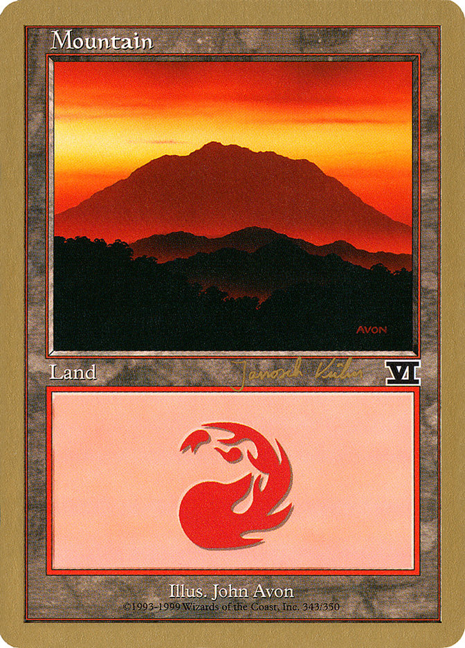 Mountain (jk343) (Janosch Kuhn) [World Championship Decks 2000] | Arkham Games and Comics
