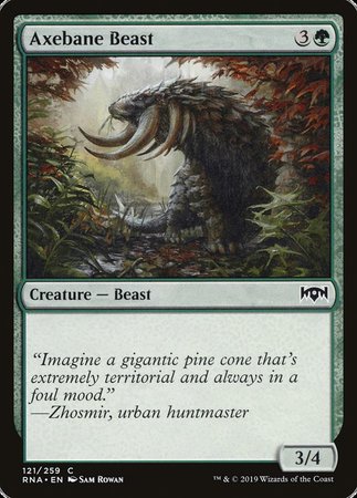 Axebane Beast [Ravnica Allegiance] | Arkham Games and Comics