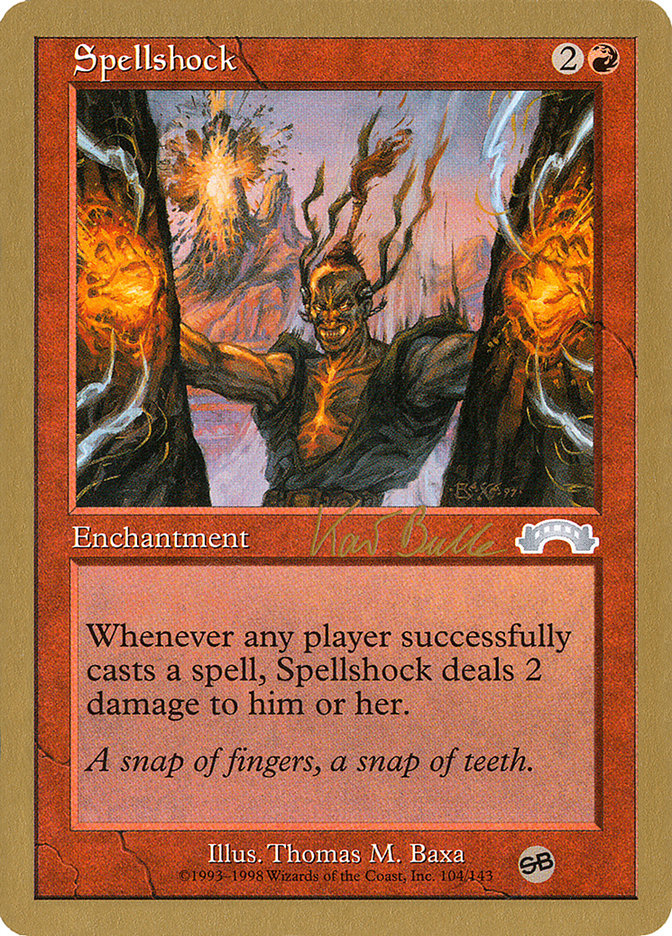 Spellshock (Kai Budde) (SB) [World Championship Decks 1999] | Arkham Games and Comics