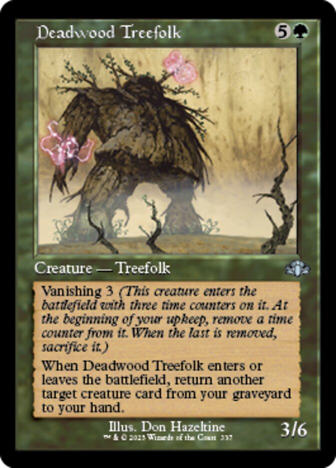 Deadwood Treefolk (Retro) [Dominaria Remastered] | Arkham Games and Comics