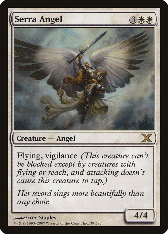 Serra Angel [Tenth Edition] | Arkham Games and Comics