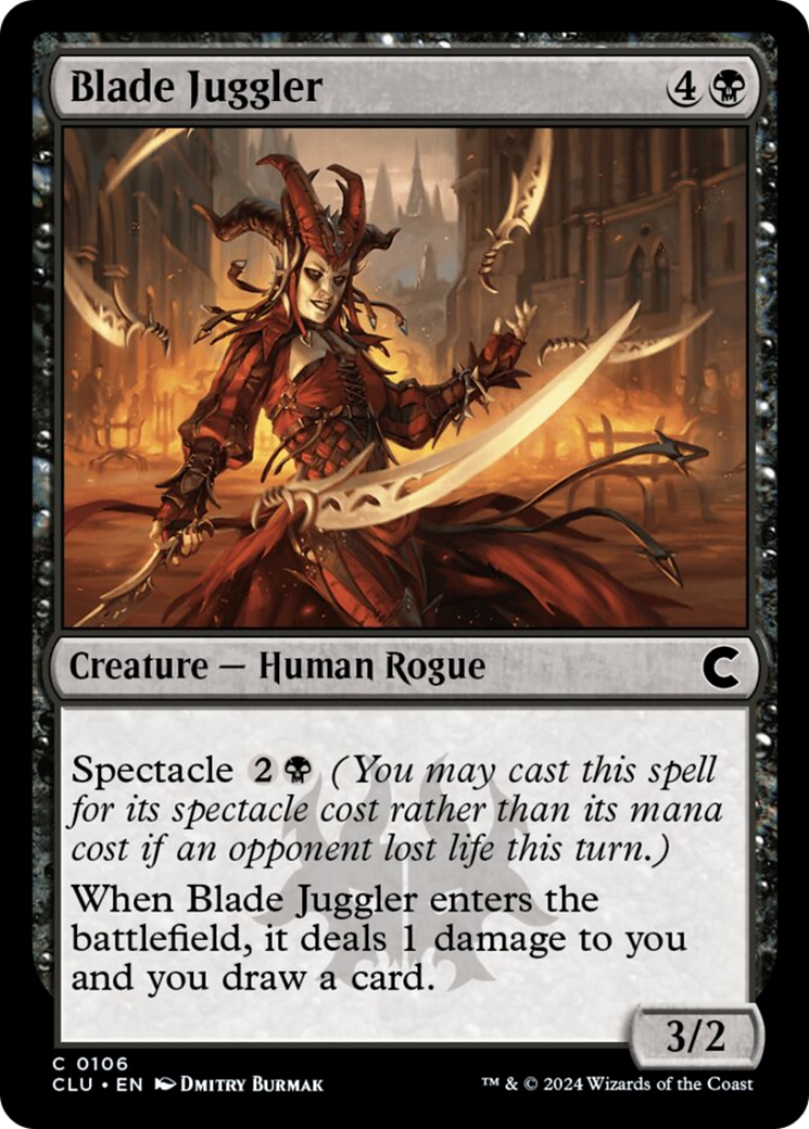 Blade Juggler [Ravnica: Clue Edition] | Arkham Games and Comics