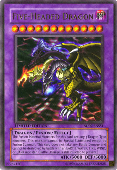 Five-Headed Dragon [SD09-ENSS1] Ultra Rare | Arkham Games and Comics